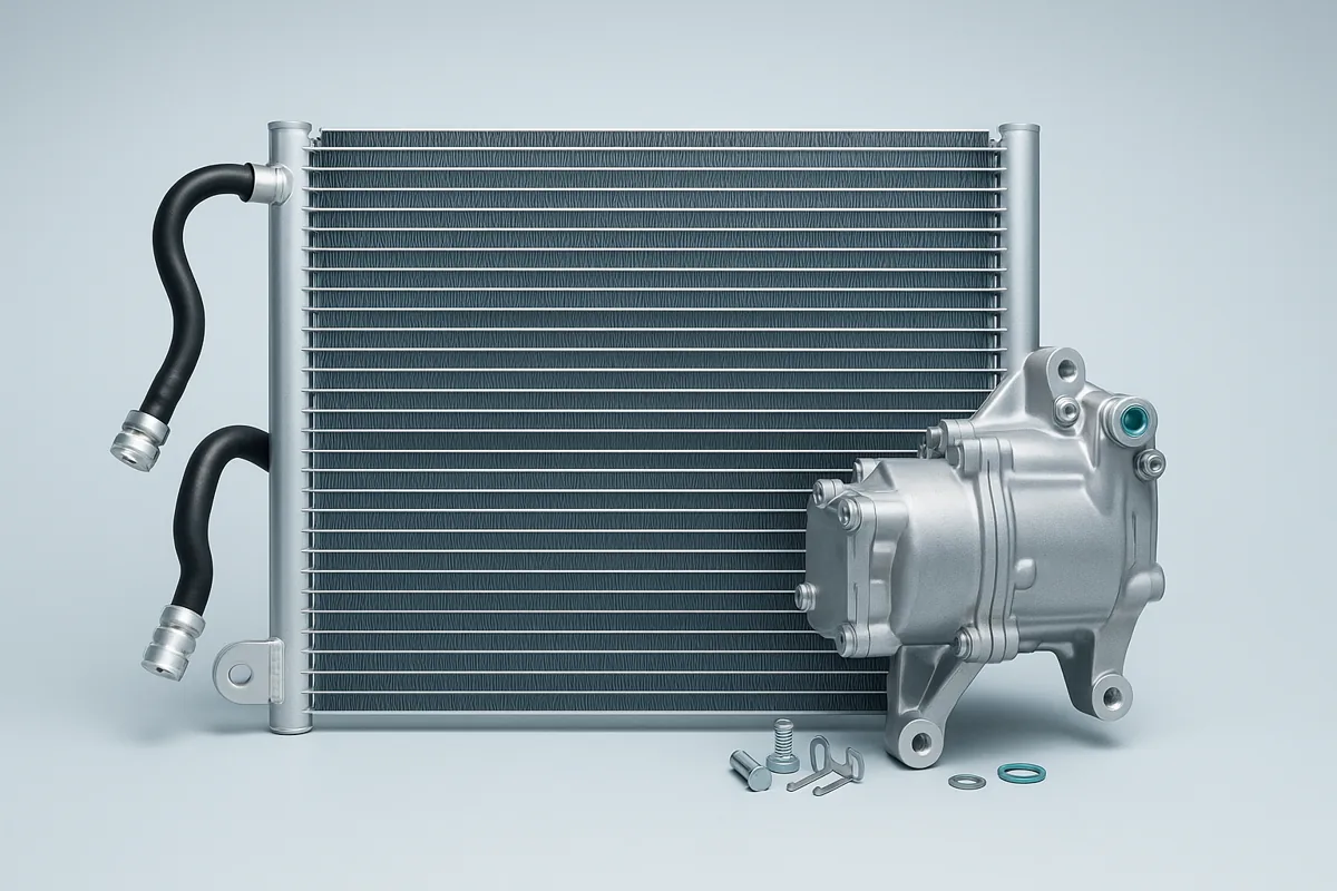 Categoría «Compresor y condensador de A/C» en EVParto: recambios originales y Aftermarket por número OE