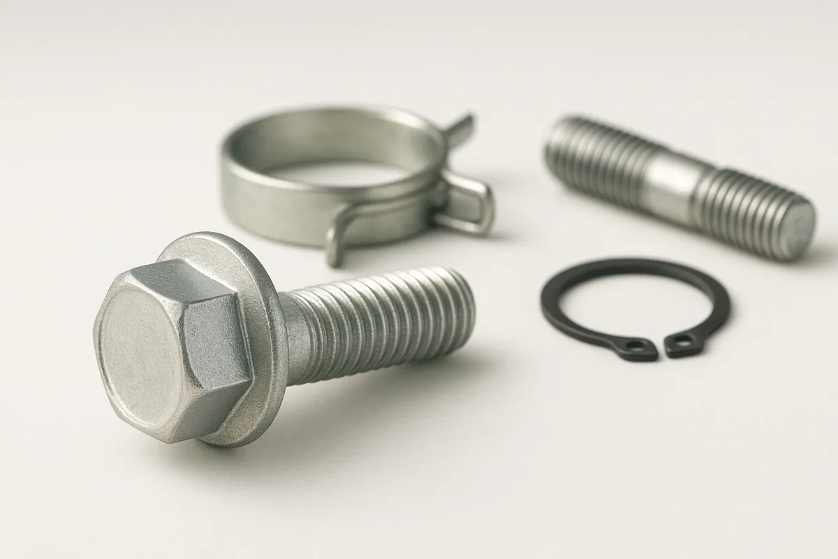 Categoría de recambios «Tornillería, clips y adhesivos» en EVParto: recambios originales y aftermarket por número OE