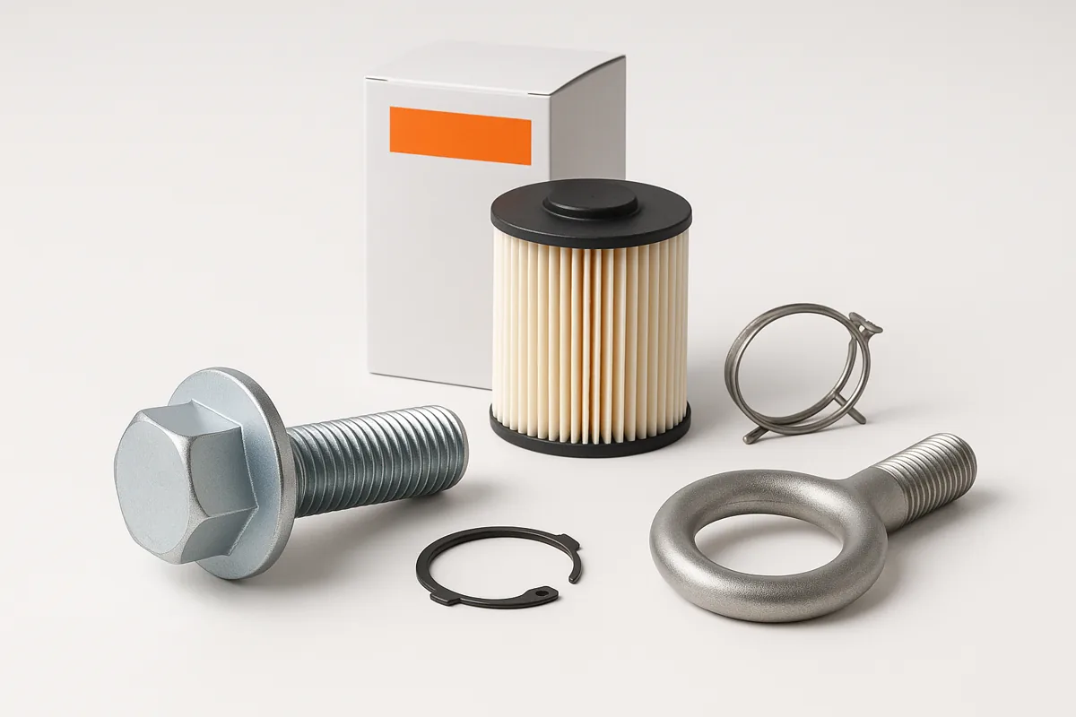 Categoría de recambios «Mantenimiento y accesorios» en EVParto: recambios originales y aftermarket por número OE