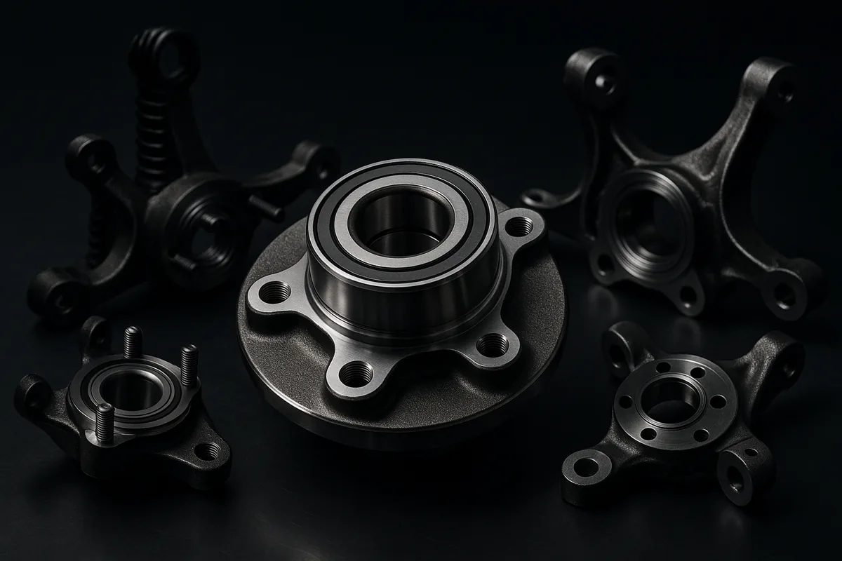 Categoría «Bujes de rueda, rodamientos y manguetas» en EVParto: recambios originales y Aftermarket por número OE